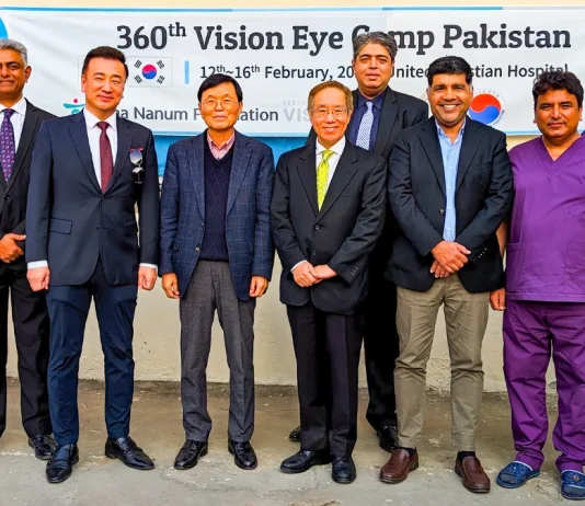 35th ‘Vision Eye Camp’ held to Bring Sight and Hope to almost 600 patients in Lahore and Karachi Vision Eye Camp