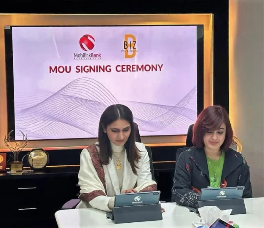 Mobilink Bank and BizB partner to drive financial inclusion, empowering women micro-entrepreneurs Mobilink Bank BizB