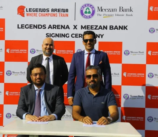 Meezan Bank and Legends Arena Join Hands to Promote Health and Fitness Meezan Bank Legends Arena