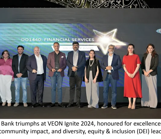Mobilink Bank honoured with multiple awards at VEON Ignite 2024 Mobilink Bank VEON Ignite