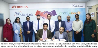 PTCL Group Partners with Atlas Honda Ltd. to Champion Road Safety through Bike Safe Riding Training Initiative PTCL Atlas Honda