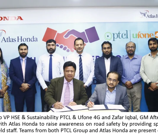 PTCL Group Partners with Atlas Honda Ltd. to Champion Road Safety through Bike Safe Riding Training Initiative PTCL Atlas Honda