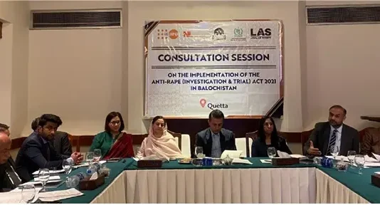 Key Steps Taken in Balochistan for Anti-Rape Act Implementation and Crisis Cell Establishment Anti-Rape Act