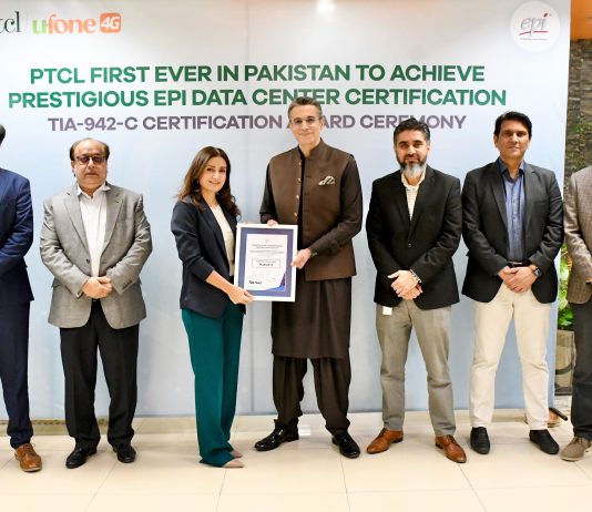 PTCL first ever in Pakistan to achieve prestigious EPI Data Center certification PTCL first