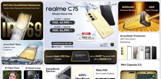 realme launches industry’s best waterproof smartphone, the realme C75 realme C75