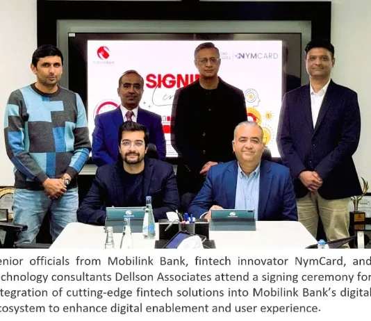 Mobilink Bank joins forces with NymCard, Dellson Associates to revolutionize digital financial services Nymcard