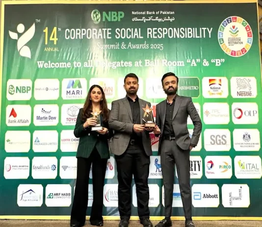 Fatima Fertilizer wins two prestigious awards at the 14th Annual Corporate Social Responsibility Awards Fatima Fertilizer awards