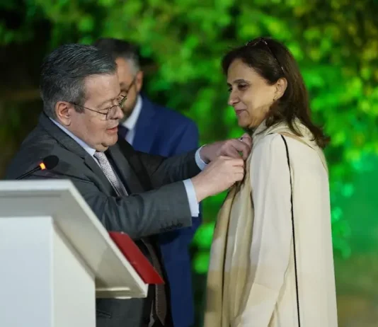 LUMS Professor Dr. Nadhra Shahbaz Khan receives France’s prestigious Palmes Académiques Dr. Nadhra