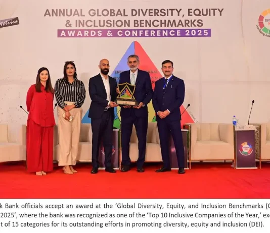 Mobilink Bank recognized among ‘Top 10 Inclusive Companies’ at GDEIB Awards 2025 Mobilink Bank awards