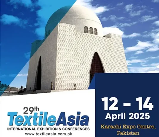 29th Textile Asia 2025 to be held from April 12–14 in Karachi Textile Asia
