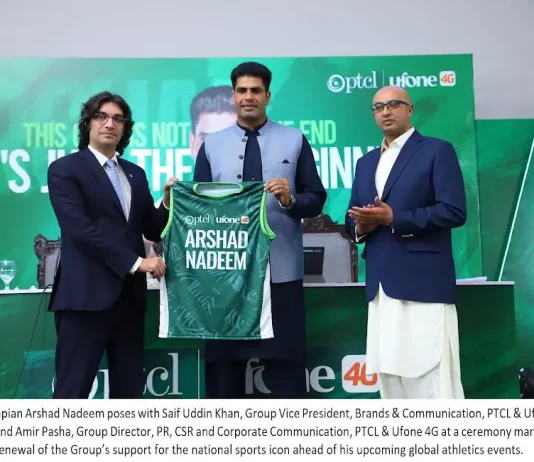 Arshad Nadeem Gears Up for a New Chapter with PTCL Group Arshad Nadeem PTCL