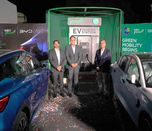HUBCO Green expands its NEV charging network to Lahore-Islamabad Motorway in partnership with PSO HUBCO Green