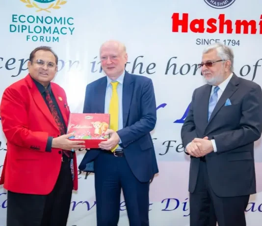 Hashmi Pakistan and economic Diplomacy Forum Host a farewell reception for The German Consul General in Karachi Hashmi Pakistan