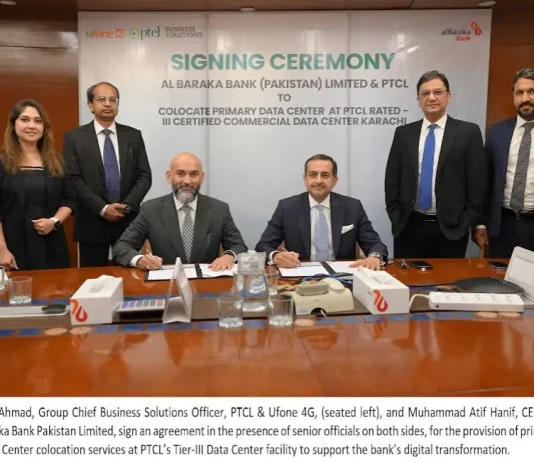 Al Baraka Bank Pakistan Limited Selects PTCL for Colocation Primary Data Center Al Baraka Bank Pakistan Limited Selects PTCL for Colocation Primary Data Center
