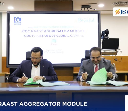 CDC Onboards JS Global Capital Limited to RAAST Aggregator, Expanding Real-Time Digital Fund Transfers CDC JS Global
