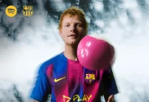 SPOTIFY AND FC BARCELONA PRESS ‘PLAY’ ON ED SHEERAN FOR EL CLÁSICO TAKEOVER SPOTIFY FC BARCELONA