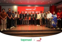 tapmad Strengthens Regional Presence Through Partnership with Robi Axiata in Bangladesh tapmad robi