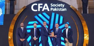 Mobilink Bank wins 3rd consecutive ‘Best Digital Banking Services’ award (Microfinance) at CFA Society Pakistan’s Annual Excellence Awards Mobilink Bank