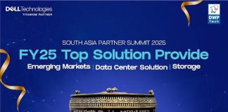 DWP Technologies wins Top Solution Provider award at Dell Technologies South Asia partner summit 2025 DWP Technologies dell